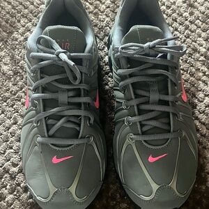 Nike Gray and Pink Women's Sneakers